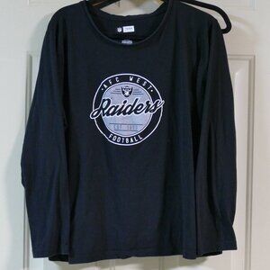 Raiders AFC West Football Long Sleeved T-shirt